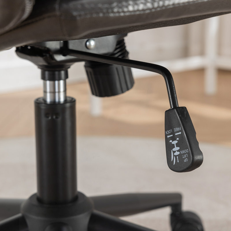 Adjustable Swivel Office Chair, Gray