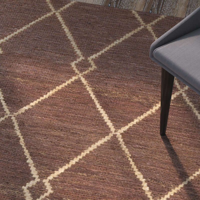 Bontang Geometric Indoor Rug, Rectangle 5' x 8'