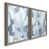 Toile avec cadre gris