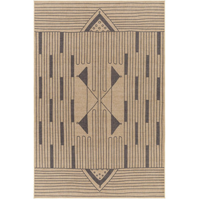 Glenda Abstract Tan Rug