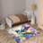 Large Printed Rug with Pile Soft Type and Intricate Floral Design for a Touch of Elegance in Living Room Spaces-1962612074