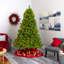 Lighted Artificial Pine Christmas Tree-553794179
