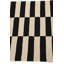 Tapis noir et blanc Parrett