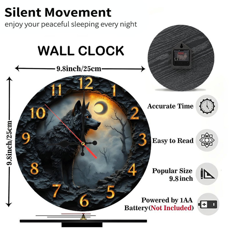 Sculpture horloge murale