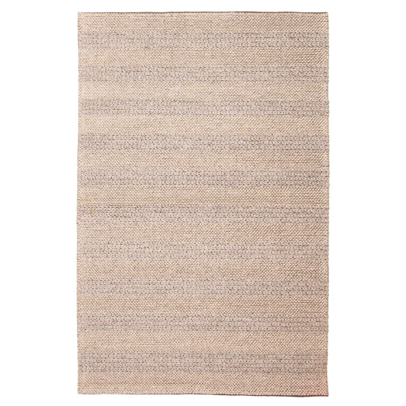 Tapis unique brun clair de 4 pi 10 po x 7 pi 5 po Sienna