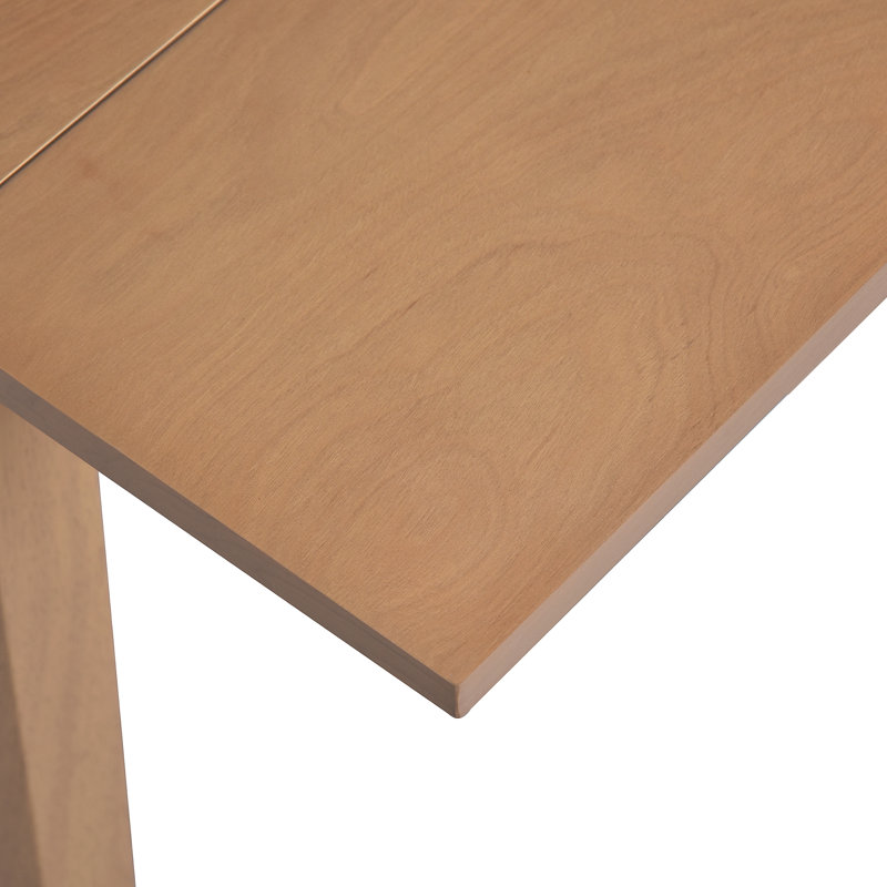 Table de salle à manger extensible de 29 à 45 po pour 4 personnes, table de cuisine pliante avec pieds en bois d'hévéa