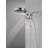 HydraChoice Hydrorain 5 Spray Dual Shower Head and Handheld Shower with H2Okinetic 1.75 GPM-645442582