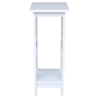 Solid Wood X-Sided Plant Stand
