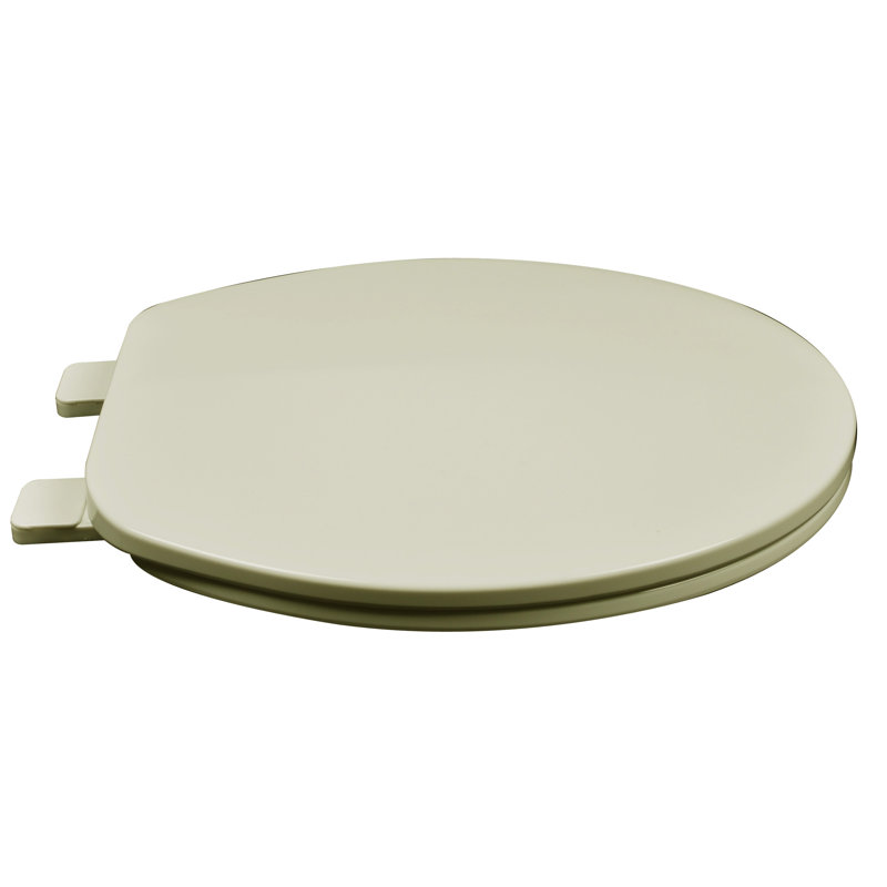 Siège de toilette rond en plastique de qualité builder, Os