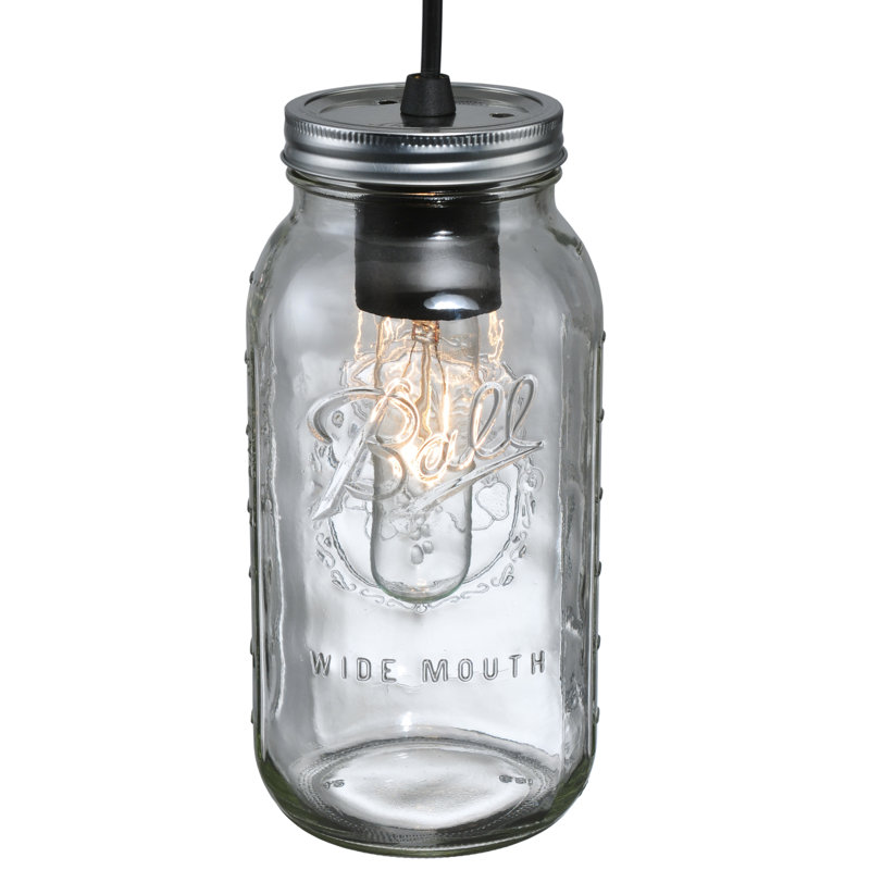 Mason Jar 1 - Light Pendant