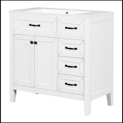 Meuble-lavabo simple avec plateau 35,98 po Savitt