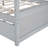 Wood Canopy Bed With Trundle Bed-430650335
