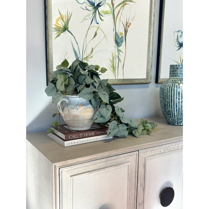 Ringold Faux Ivy Plant in Ceramic Pot
