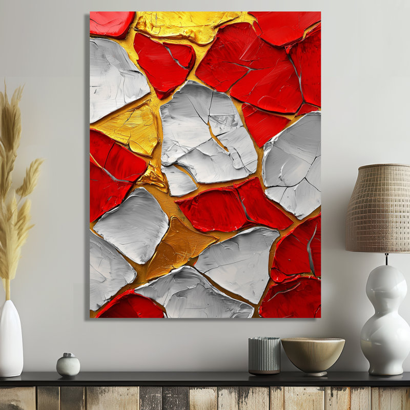 Slawson - Abstract Wall Art Living Room, Wrapped Canvas, Does Not Apply, 20" H x 12" W