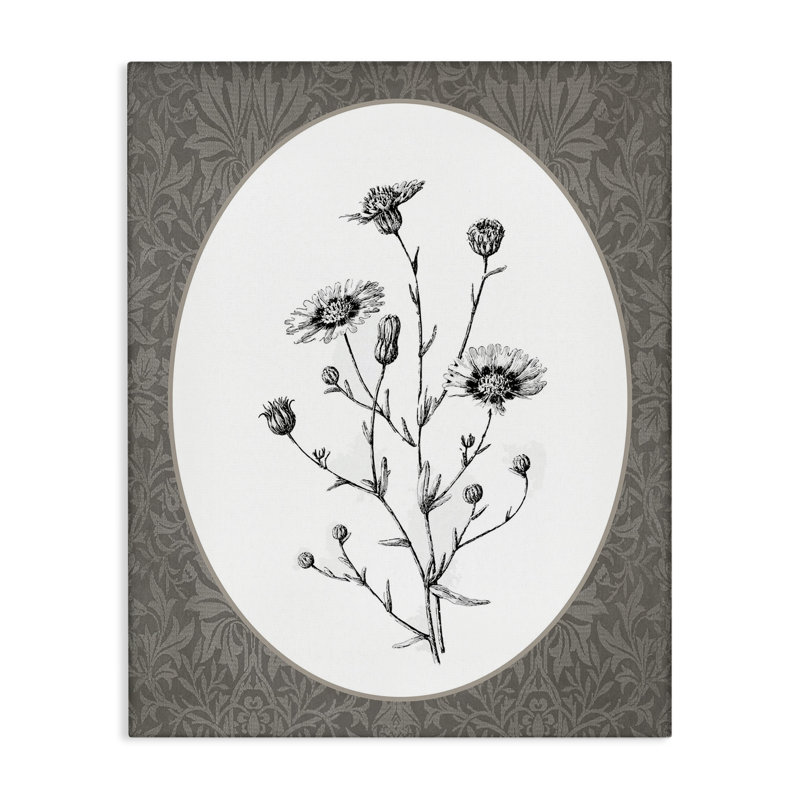 Art mural sur toile, "Wild Daisies", H 20 po x l 16 po