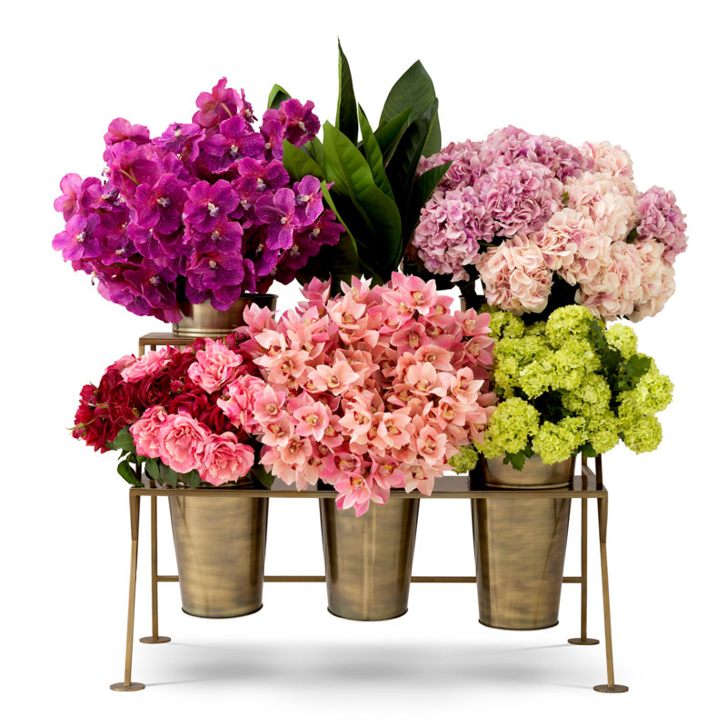 Maison Des Fleurs Metal Planter