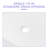 24"X16" White Ceramic Rectangular Vessel Bathroom Sink-124005775