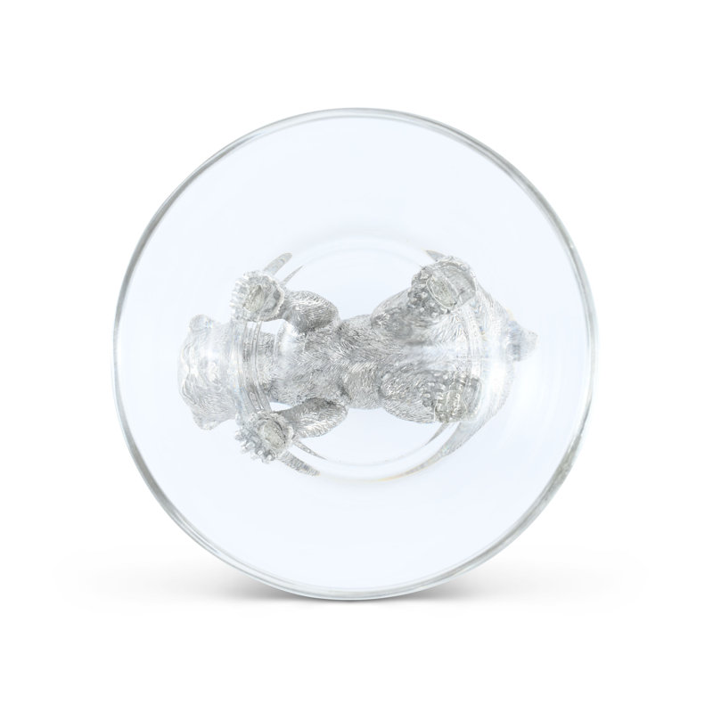 Woodland Creatures Glass Dessert Bowl