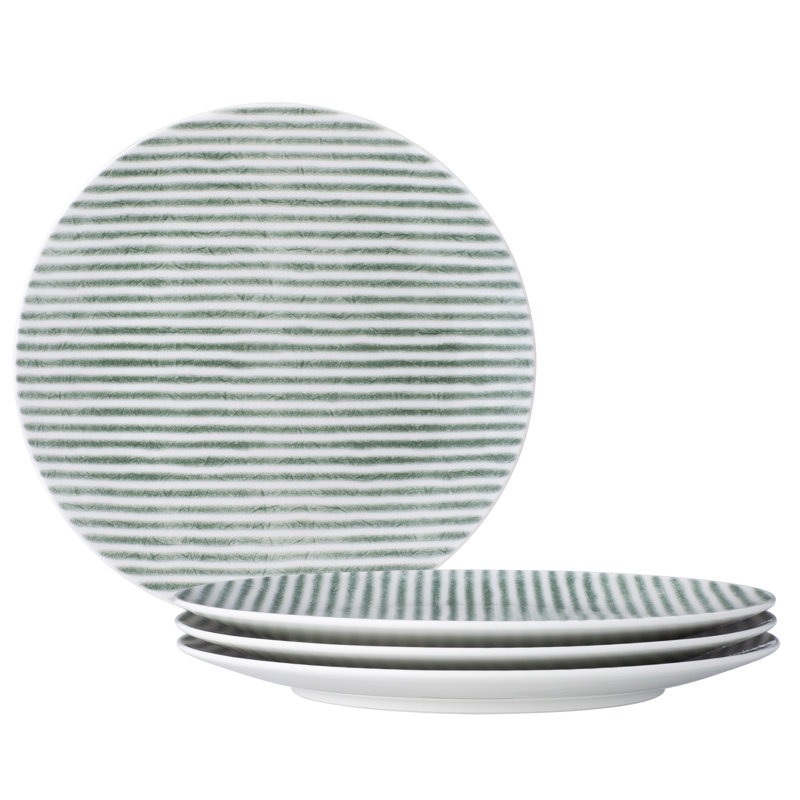 Assiettes à salade - hamac Noritake - 9-1 / 2 po, Vert