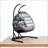 FOLDING DOUBLE SWING CHAIR W/CUSHION