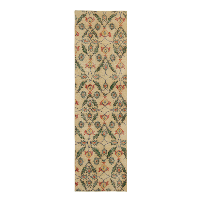 One-of-a-Kind 2’5”x8’5” Hand Knotted Area Rug