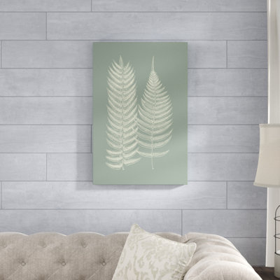 Ferns on Sage IX 1 Piece Painting