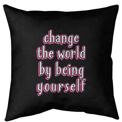 Coussin de plancher change the World