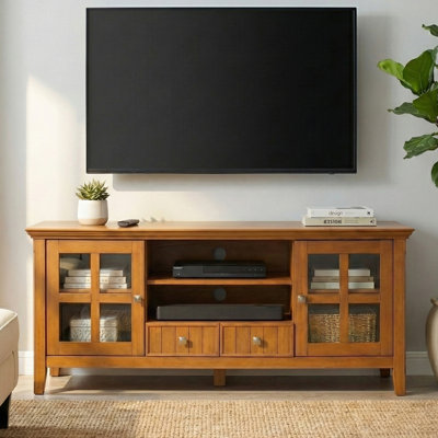 Meuble télé en bois massif Acadian