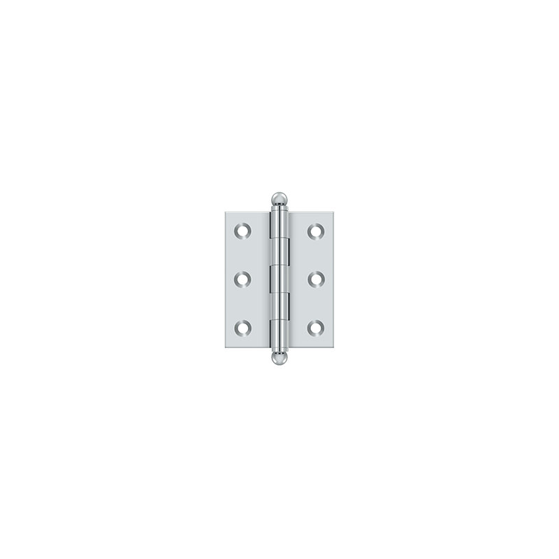 2.5'' x 2'' Butt Bearing Hinge, Polished Chrome