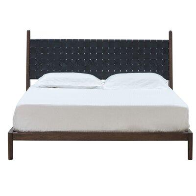 Kacy Queen Solid Wood and Upholstered Low Profile Platform Bed -  Joss & Main, FF623F823D434A09A14E2628BF6B7592