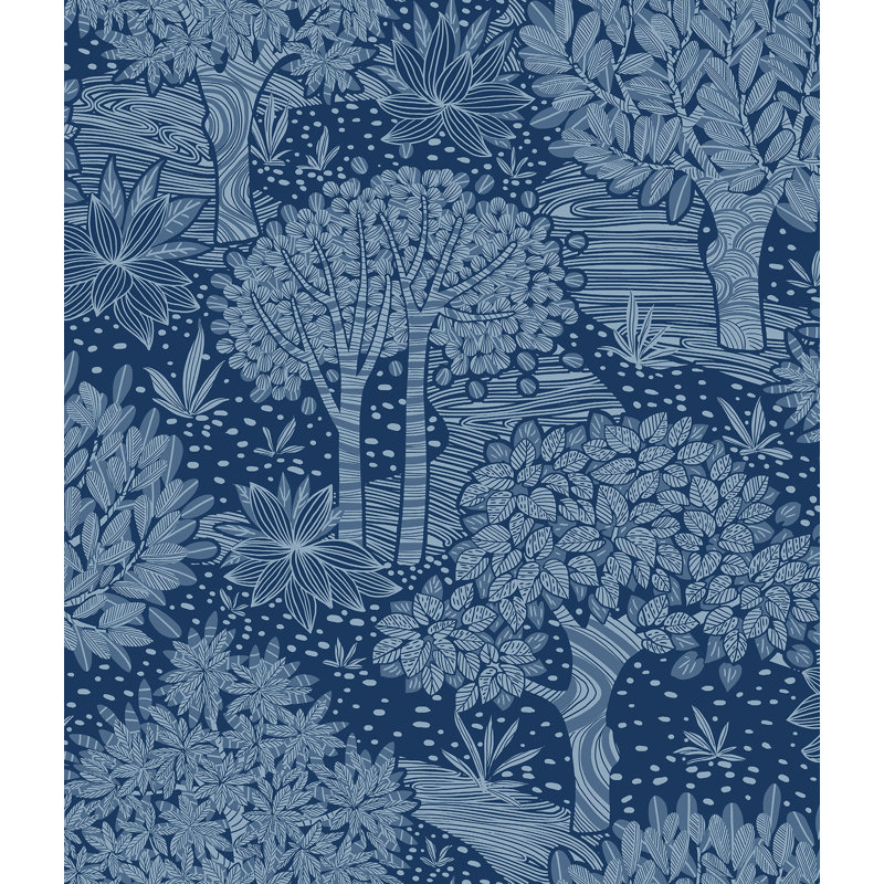 Papier peint Perth, Bleu marine