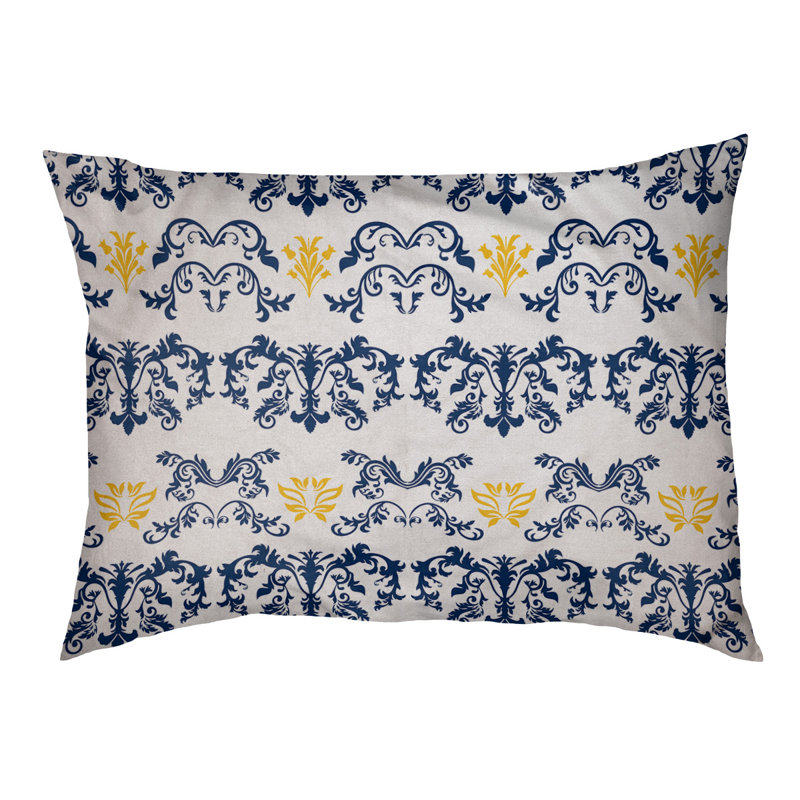 Lit pour chat Houston Houston, Taille grande - L 42 po x l 52, Blanc / bleu foncé / jaune / brun