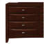 Table de chevet LUCILLE MERLOT-1340908100