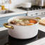 Batterie de cuisine 16 pièces en céramique antiadhésive avec ustensiles, casseroles et poêles sans PFOA pour toutes les surfaces de cuisson (sauf l'induction), allant au four et au lave-vaisselle-124862891