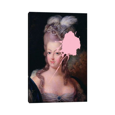 "Marie Antoinette", peinture rose par Ruby and B - impression sur toile tendue