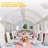 Pop-Up Nightlife Large Inflatable Wedding Tent, 210D Oxford Fabric Heavy Duty Party Tent with 2 Roll-Up Doors & 8 Sand Bags, Gazebo Event House for Wedding Birthday Backyard Party, White-113879573