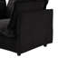Chaise d'appoint rembourrée avec repose-pieds-170811370