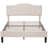 3 Piece Bedroom Furniture Set – Upholstered Queen Size Platform Bed Frame With Adjustable Headboard & 2 Fabric Drawer Nightstands, Modern Bed With Nightstand Set, No Box Spring Needed-125368969-125368967