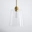 Luminaire suspendu en métal et verre 1 lumière Herman -318360534