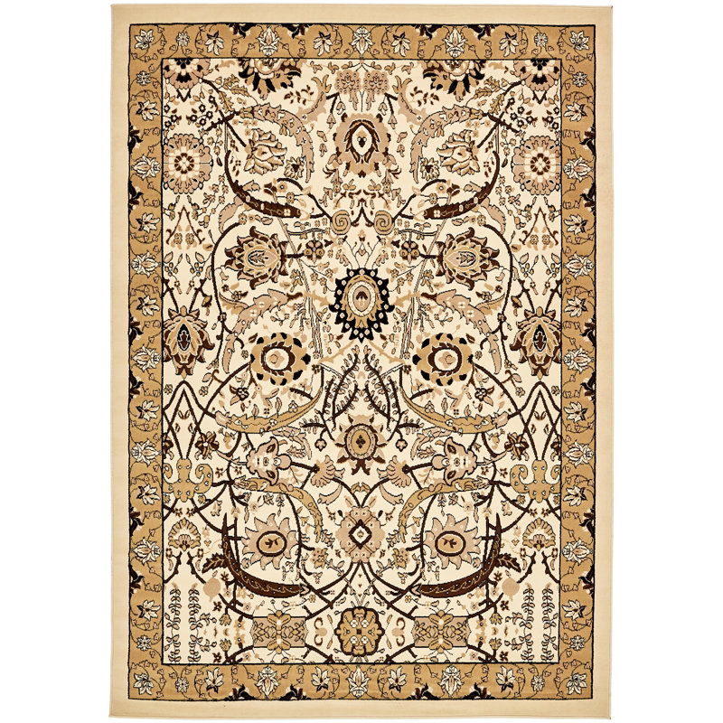 Tapis ivoire Britannia, Rectangle 7 pi 1 po x 10 pi