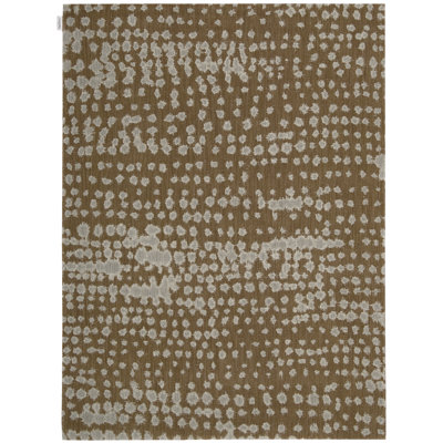 Tapis en laine à couleur terre à motif abstrait Loom Select