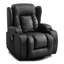 86cm Wide Faux Leather Lift Assist Zero Gravity Recliner with Massager-37674058-37674062