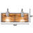 Ella Jane Bathroom Vanity Light - 2-Light - New Bronze