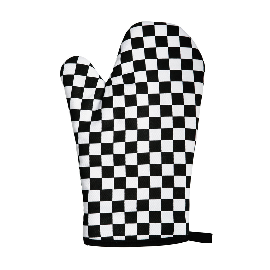 Premier Housewares Gingham Cotton Blend Oven Mitt