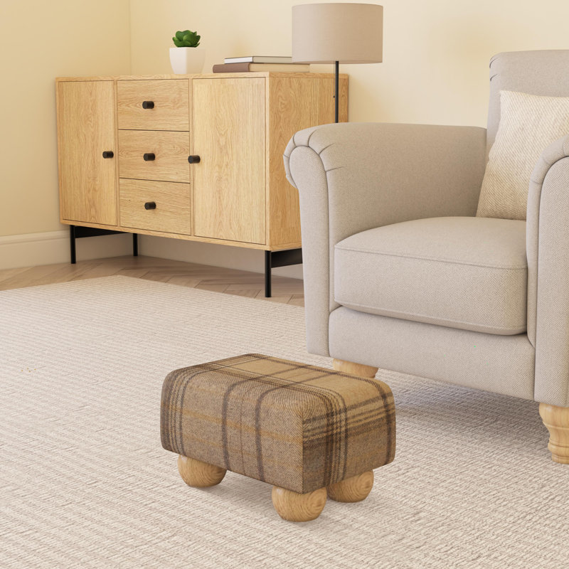 Manufactured Wood Accent Stool, Natural