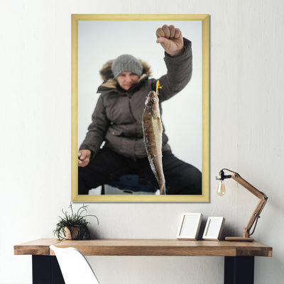 «Winter Fishing Nautical Escapes» sur toile