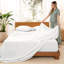Ensemble de draps Bare Home - Draps en lin ultra doux - Pochettes profondes - Draps et taies d'oreiller-70770708-70770717