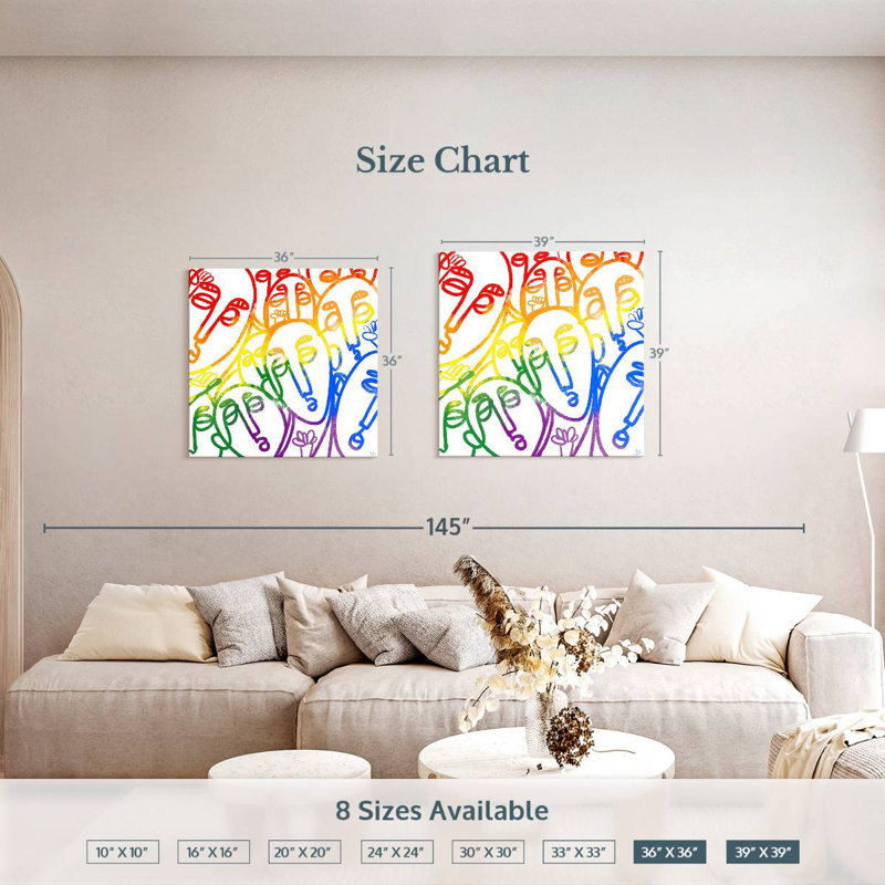 Kimira Tribal Pride, 39" H x 39" W