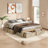 6 Drawers Storage Platform Bed-1958864339-1958864335