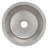 14" Round Hammered Copper Bar Sink in Nickel w/ 2" Drain Opening